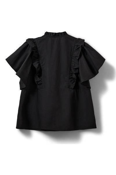 MERLINDASW FRILL TOP 1000 Black - S262117 Thumbnail