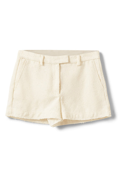MIDGASW BOUCLE MINI SHORTS 0101 Off white - S262241 Thumbnail