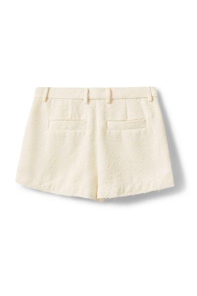 MIDGASW BOUCLE MINI SHORTS 0101 Off white - S262241 Thumbnail