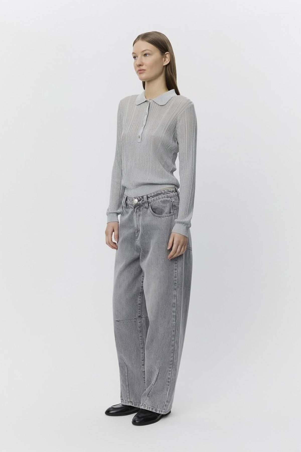 MINDYSW KNIT 8037 Silver - S253455