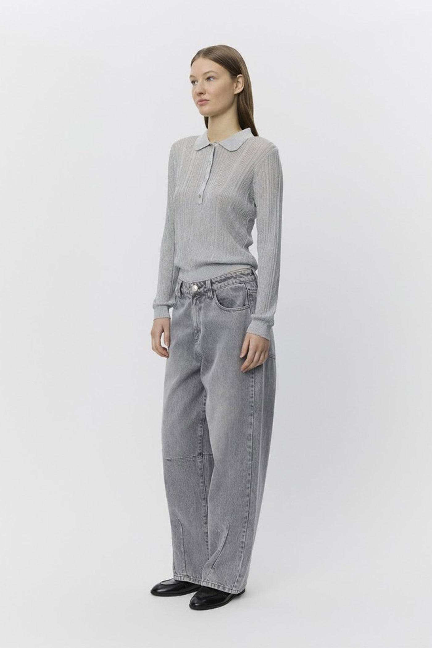 MINDYSW KNIT 8037 Silver - S253455