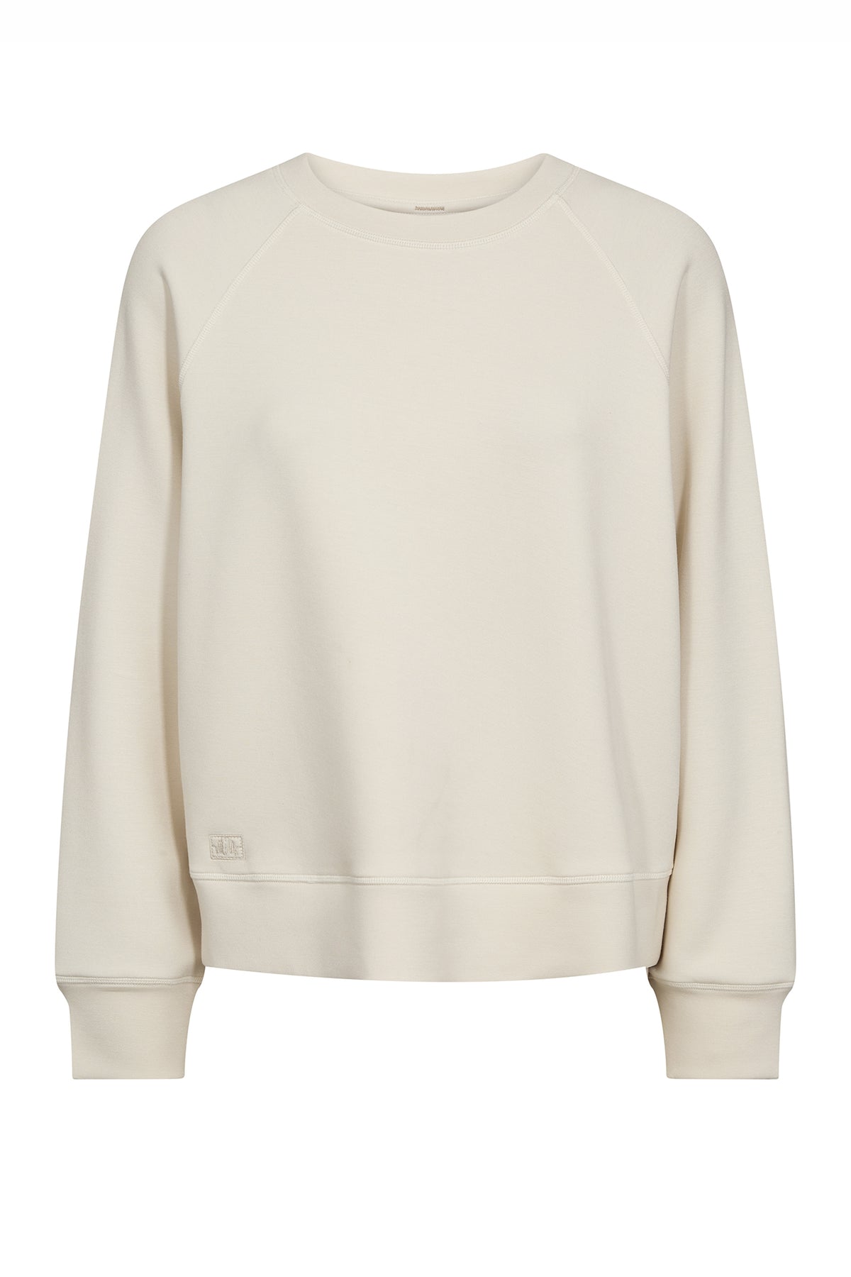 MMAbello O-LS Basic Sweatshirt ECRU