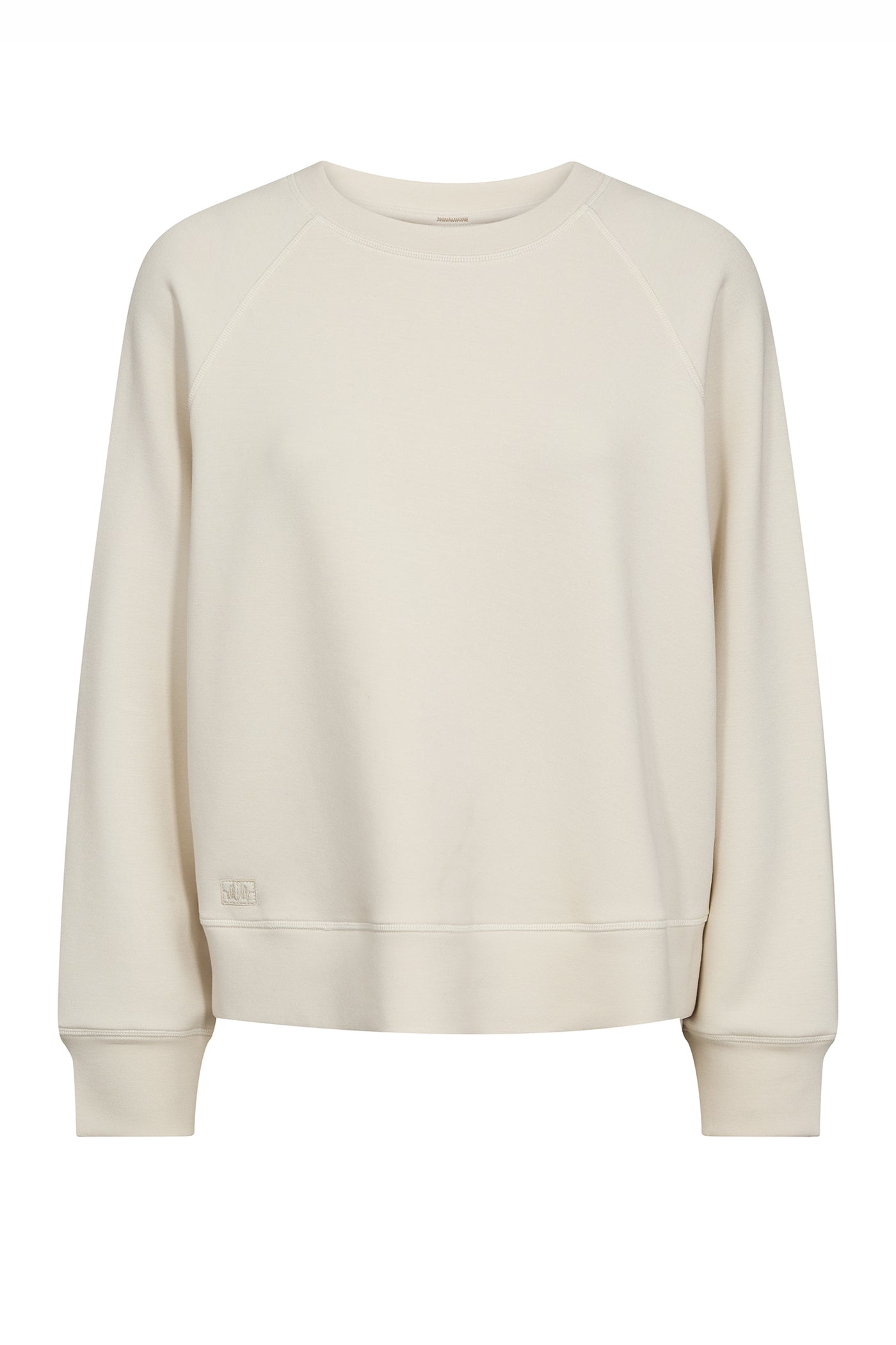 MMAbello O-LS Basic Sweatshirt ECRU