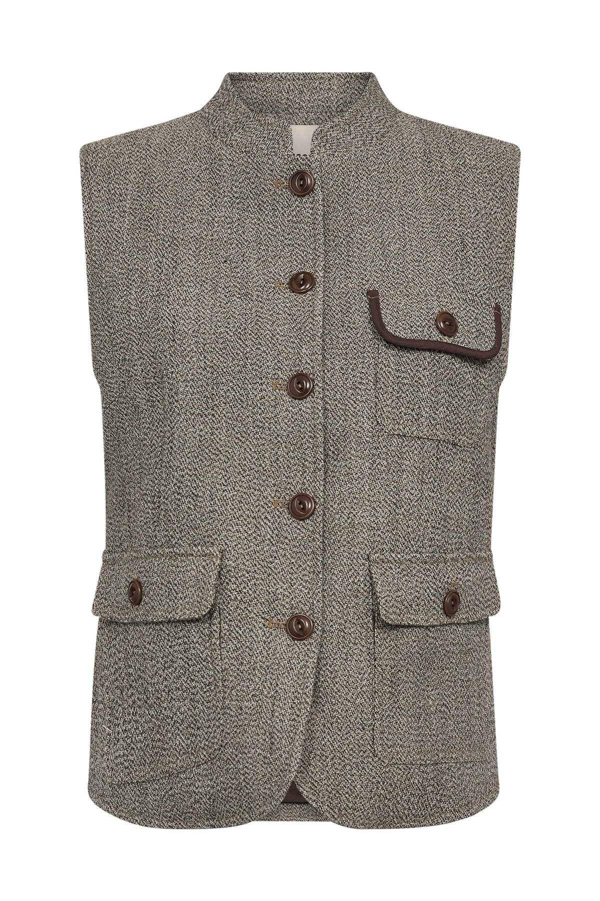MMAbigail Utah Vest Dark Camel - 181200