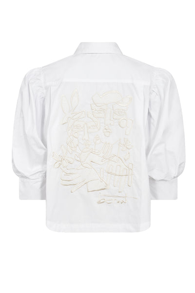 MMAdjao Bernat Emb Shirt White - 183240 Thumbnail