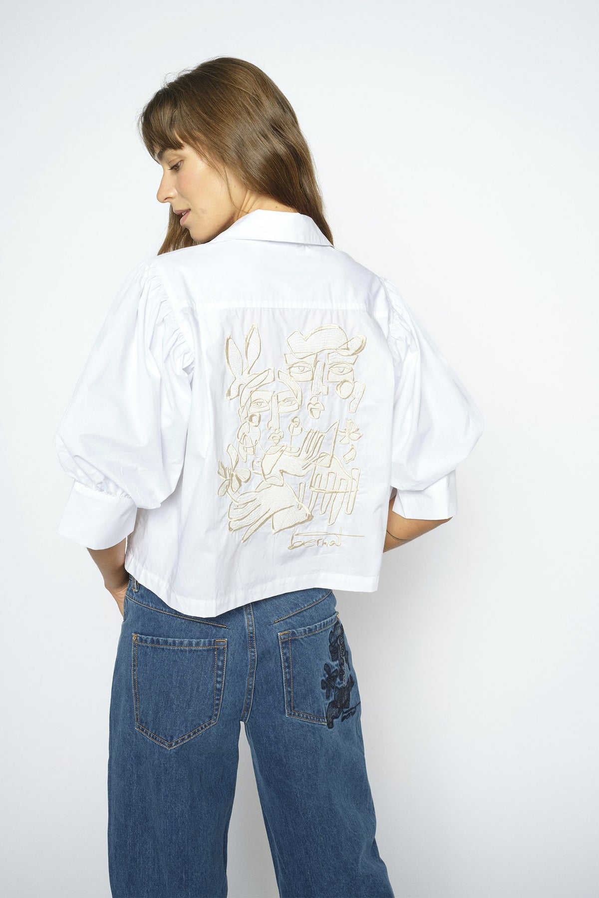 MMAdjao Bernat Emb Shirt White - 183240