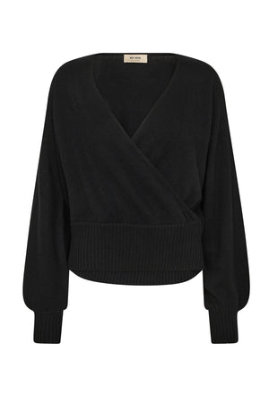 MMAdy Cashmere Wrap Knit Black - 173140