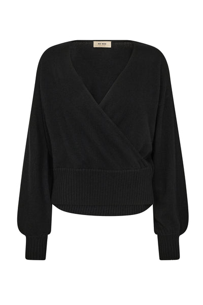 MMAdy Cashmere Wrap Knit Black - 173140 Thumbnail