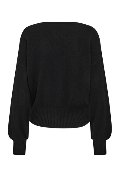 MMAdy Cashmere Wrap Knit Black - 173140 Thumbnail