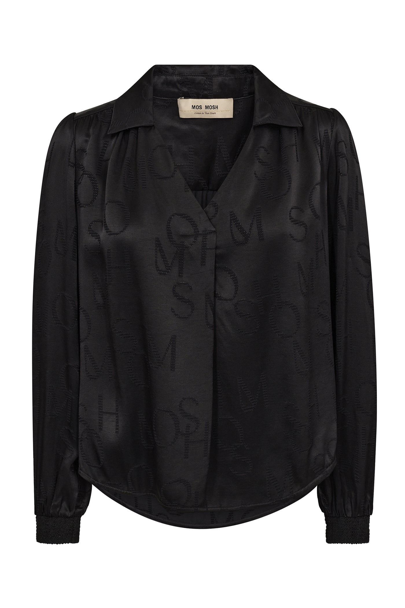 MMAldo Monogram Blouse Black - 175590