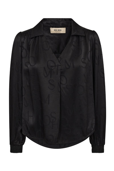MMAldo Monogram Blouse Black - 175590 Thumbnail