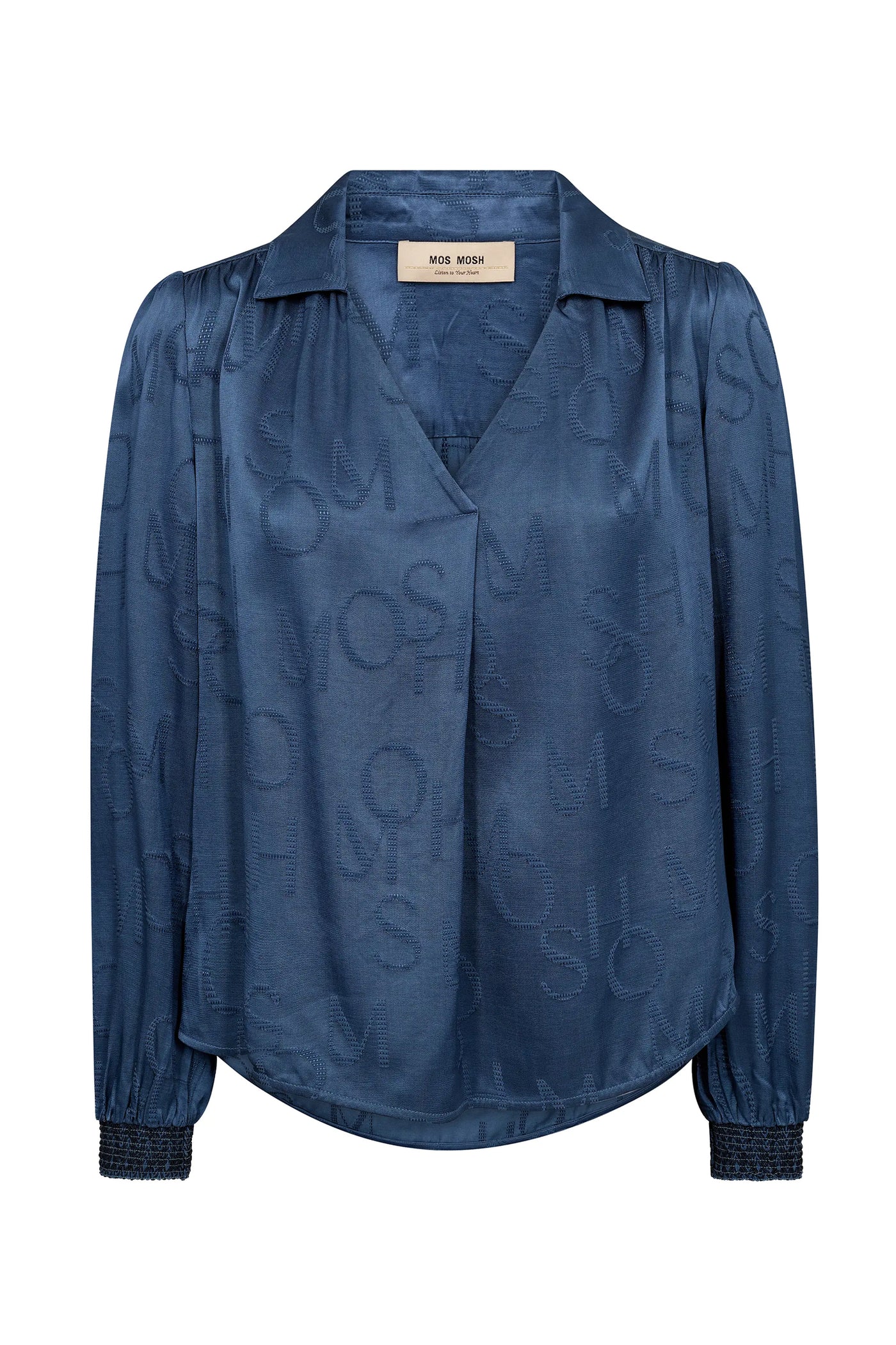 MMAldo Monogram Blouse Ensign Blue - 175590