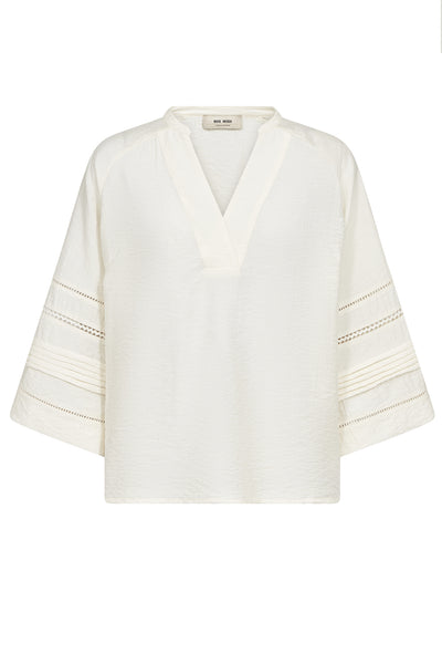 MMAleysa Nila Blouse ECRU - 177950 Thumbnail