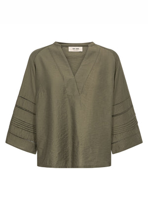 MMAleysa Nila Blouse Olive night - 177950