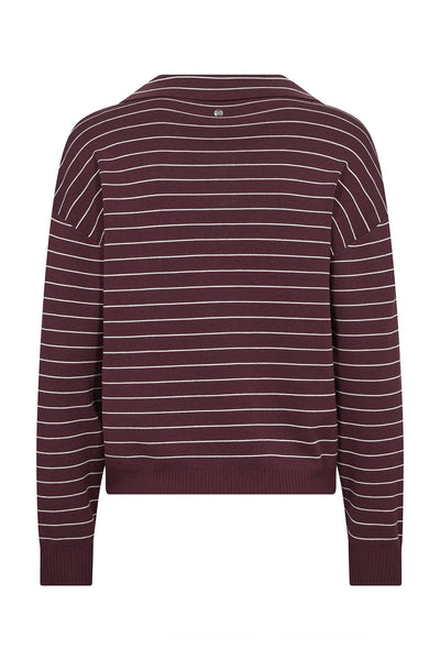 MMAliz Caliz LS Placket Knit Port Royale - 181890 Thumbnail