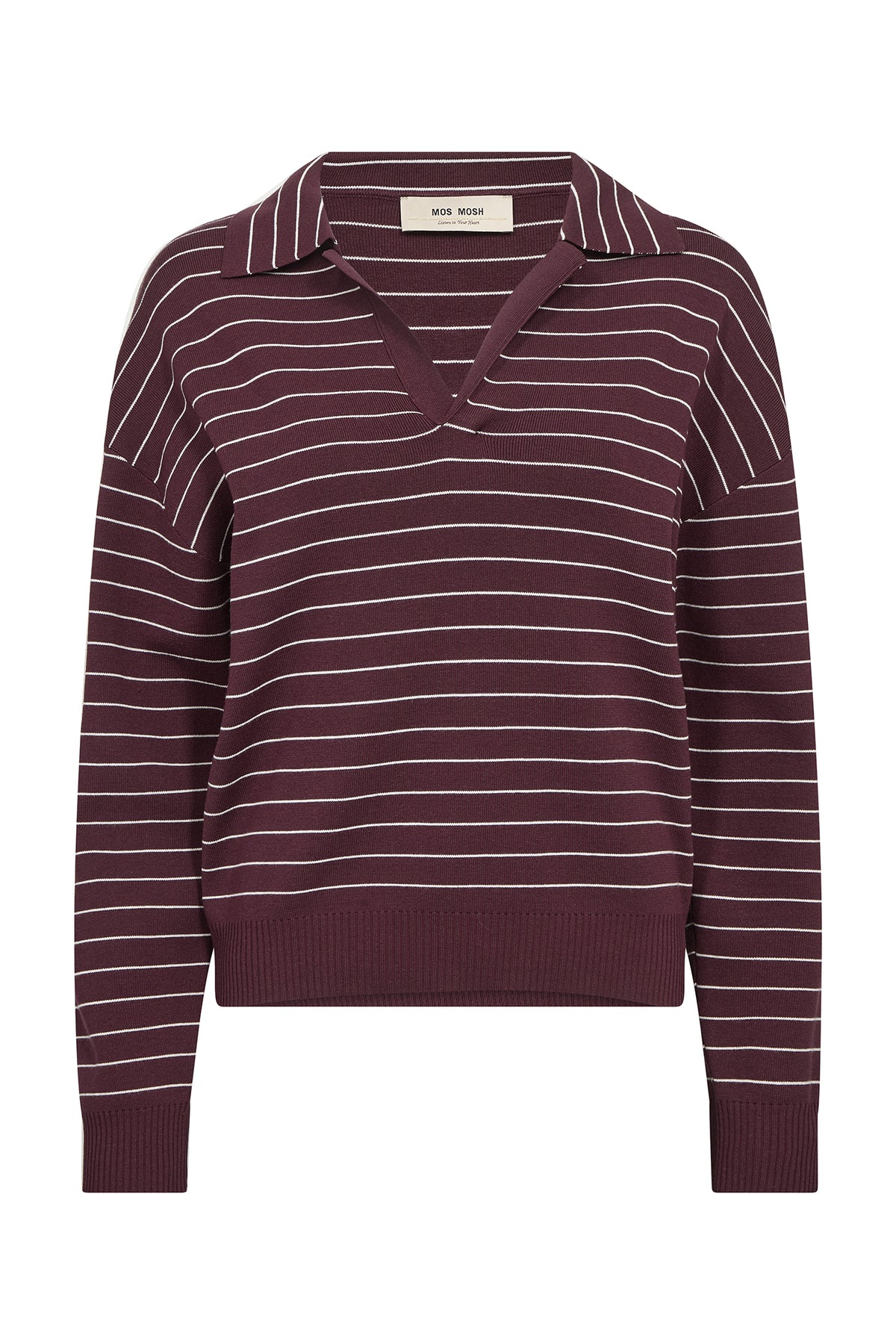 MMAliz Caliz LS Placket Knit Port Royale - 181890