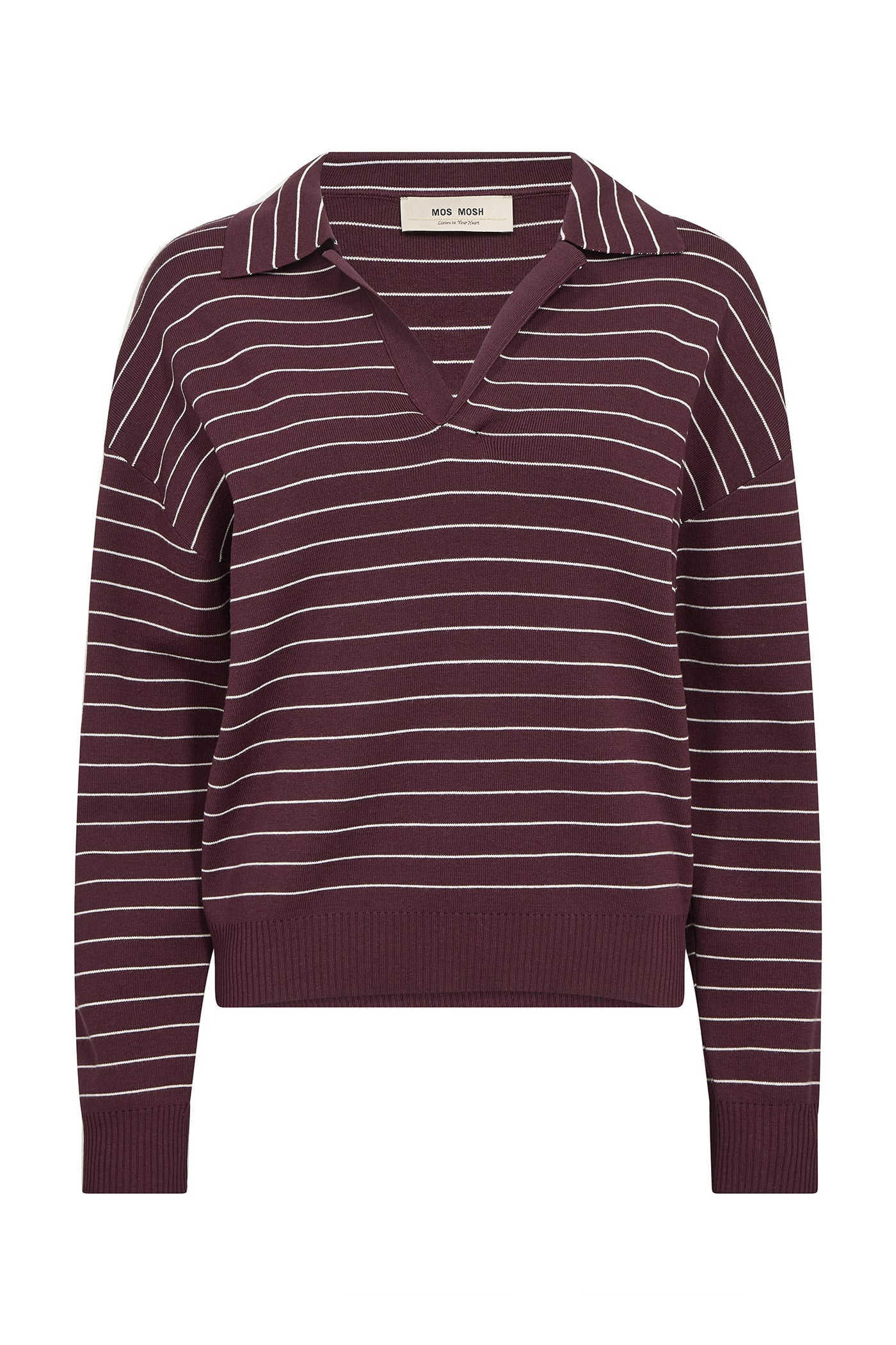 MMAliz Caliz LS Placket Knit Port Royale - 181890