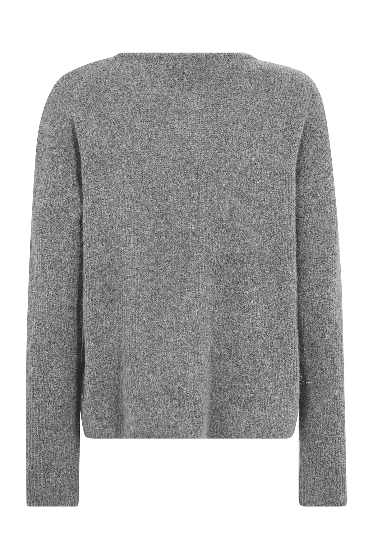 MMAlmine Knit Cardigan Grey Melange - 158680