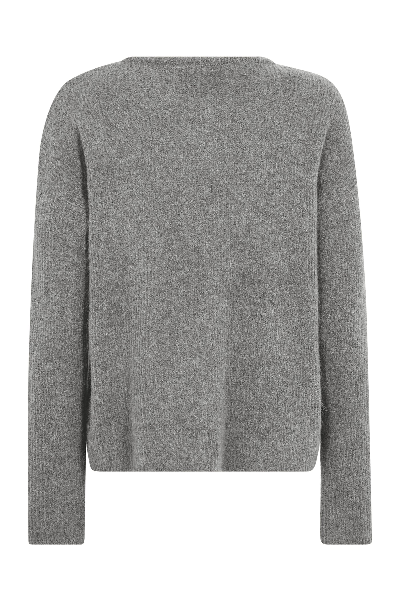 MMAlmine Knit Cardigan Grey Melange - 158680