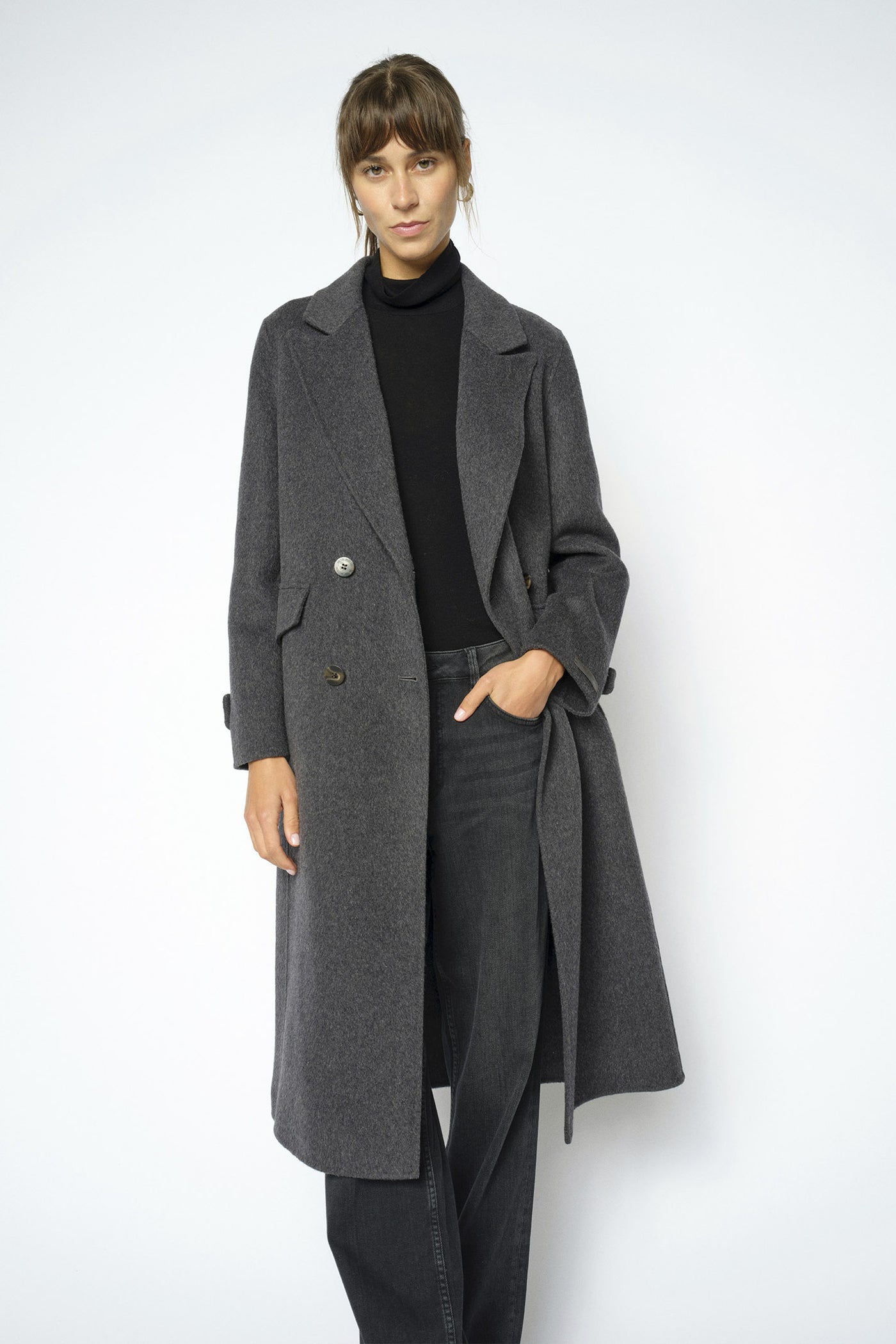 MMAlva Loisa Coat ANTRACIT - 183490