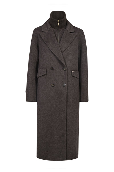 MMAlva Loisa Mock Neck Coat Delicioso - 181410 Thumbnail