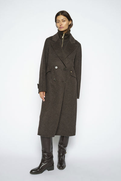 MMAlva Loisa Mock Neck Coat Delicioso - 181410 Thumbnail