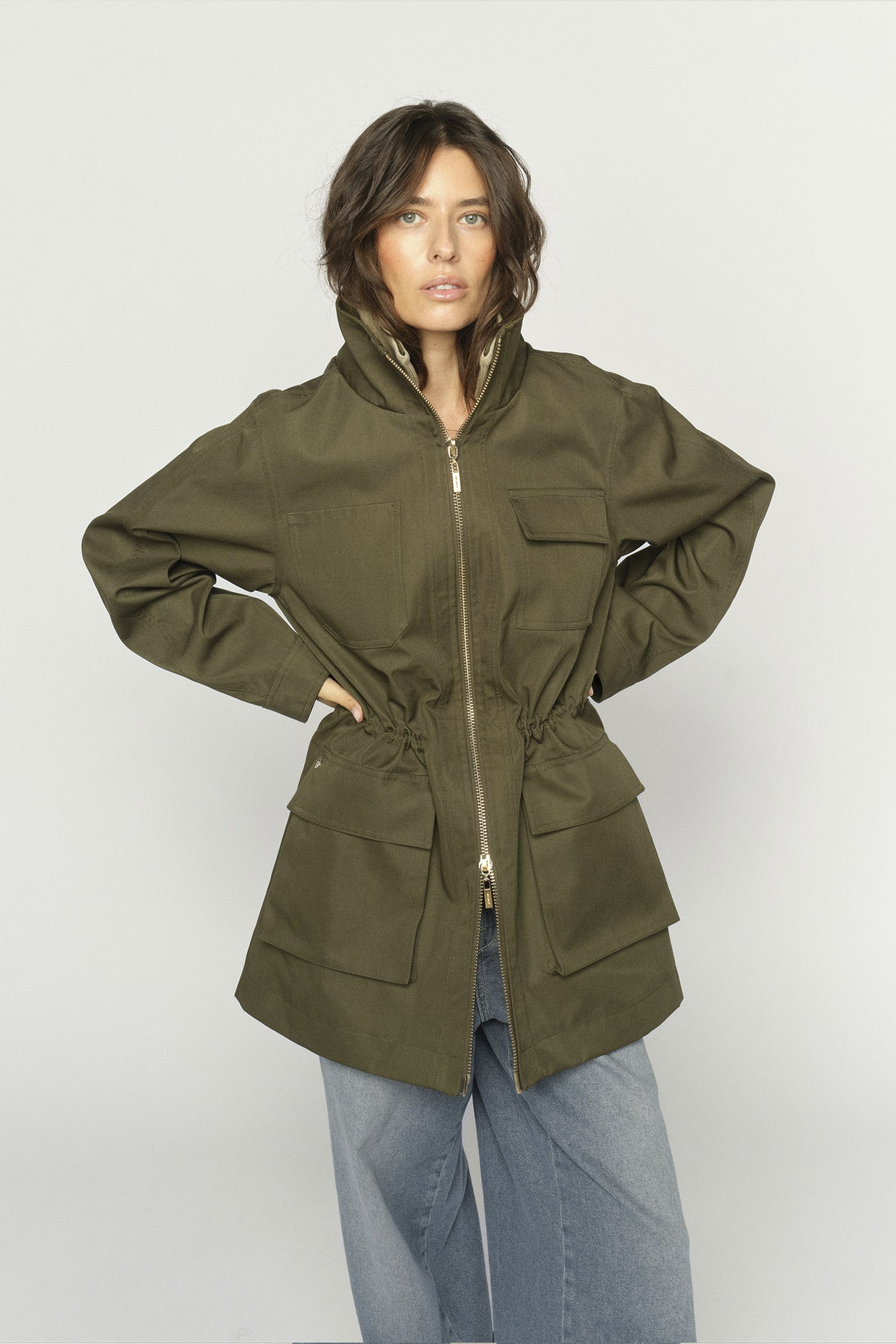 MMAmari Bora Jacket Olive night - 178260