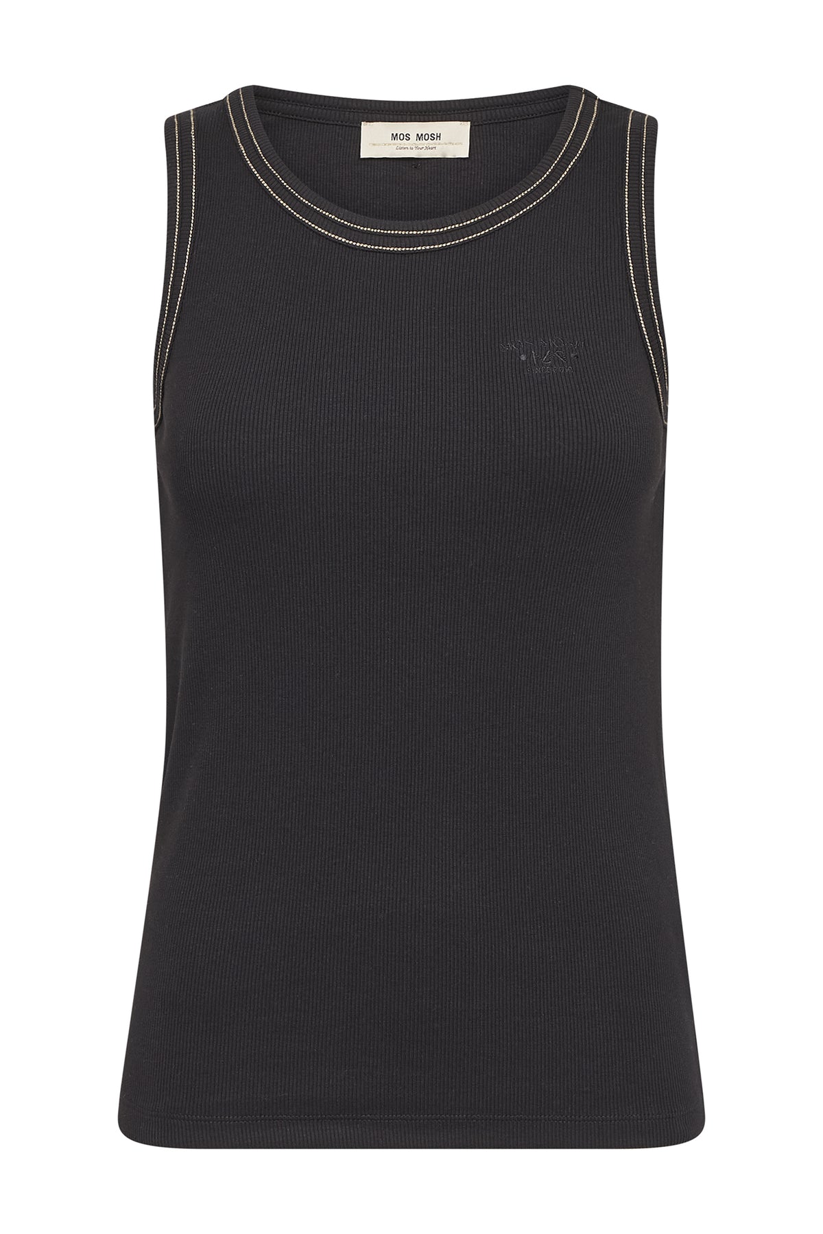 MMAra Rib Tank Top Black - 177230