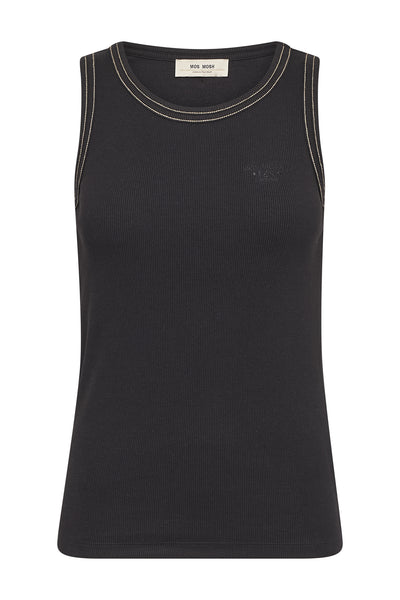 MMAra Rib Tank Top Black - 177230 Thumbnail