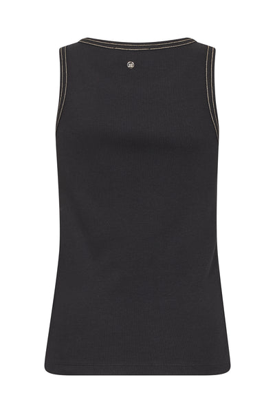 MMAra Rib Tank Top Black - 177230 Thumbnail