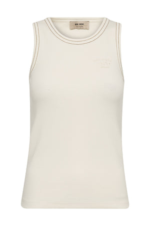 MMAra Rib Tank Top ECRU - 177230