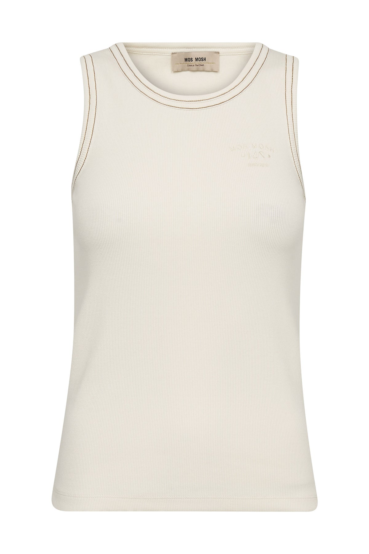 MMAra Rib Tank Top ECRU - 177230