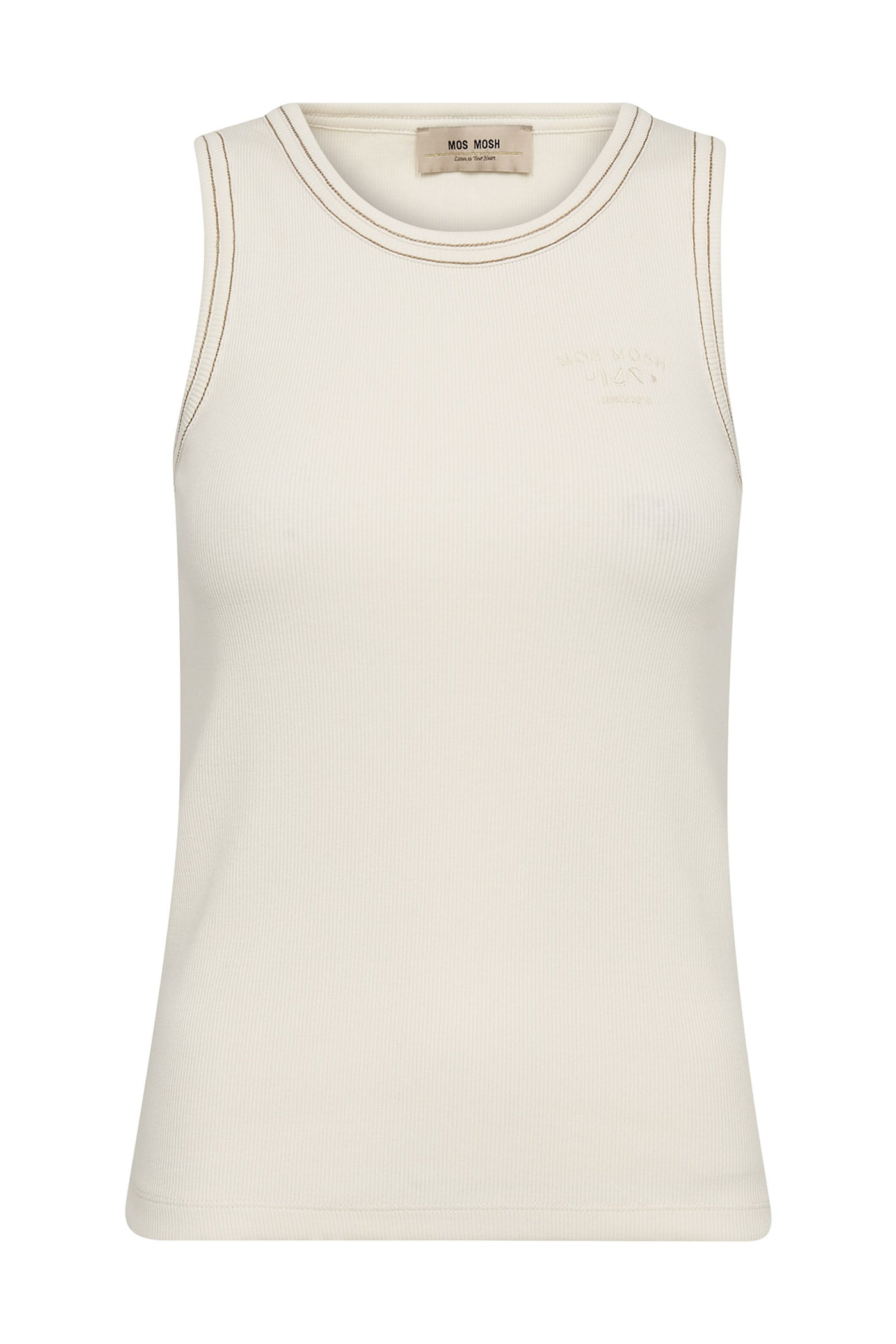 MMAra Rib Tank Top ECRU - 177230
