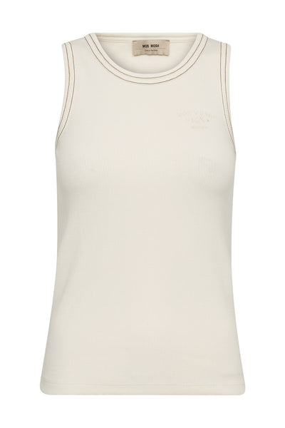 MMAra Rib Tank Top ECRU - 177230 Thumbnail