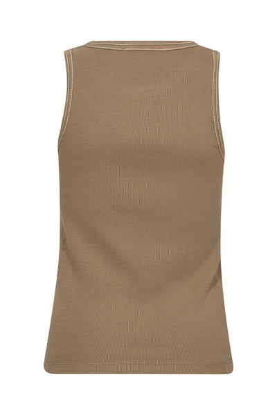 MMAra Rib Tank Top Petrified Oak - 177230 Thumbnail