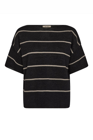 MMArlen Paper SS Knit Black - 177760