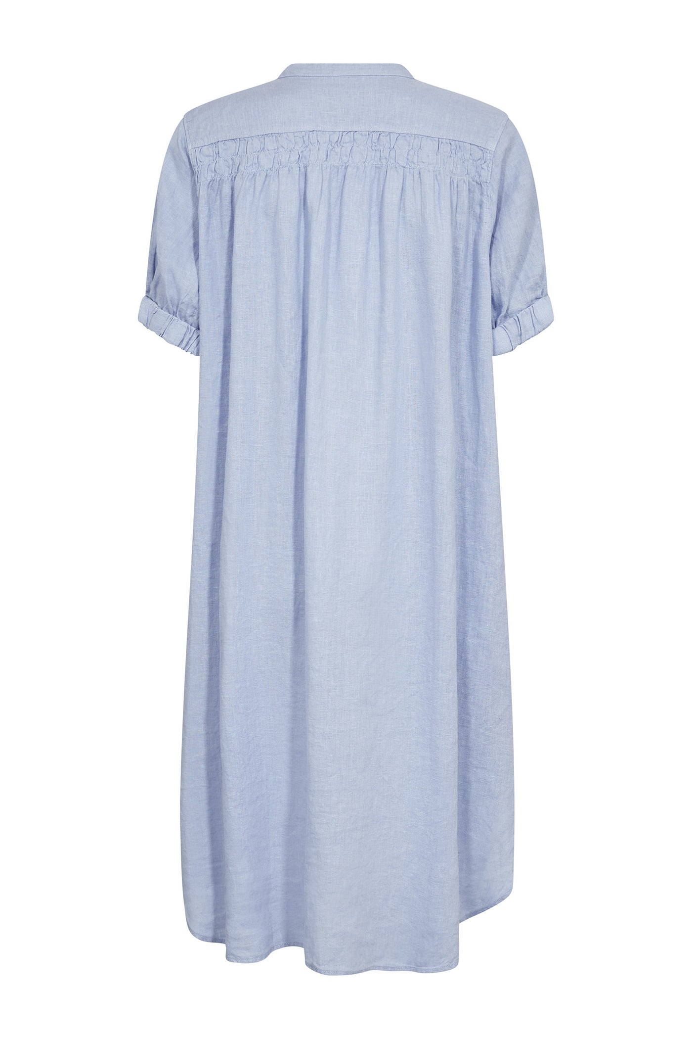 MMArleth SS Linen Dress Brunnera Blue - 177990
