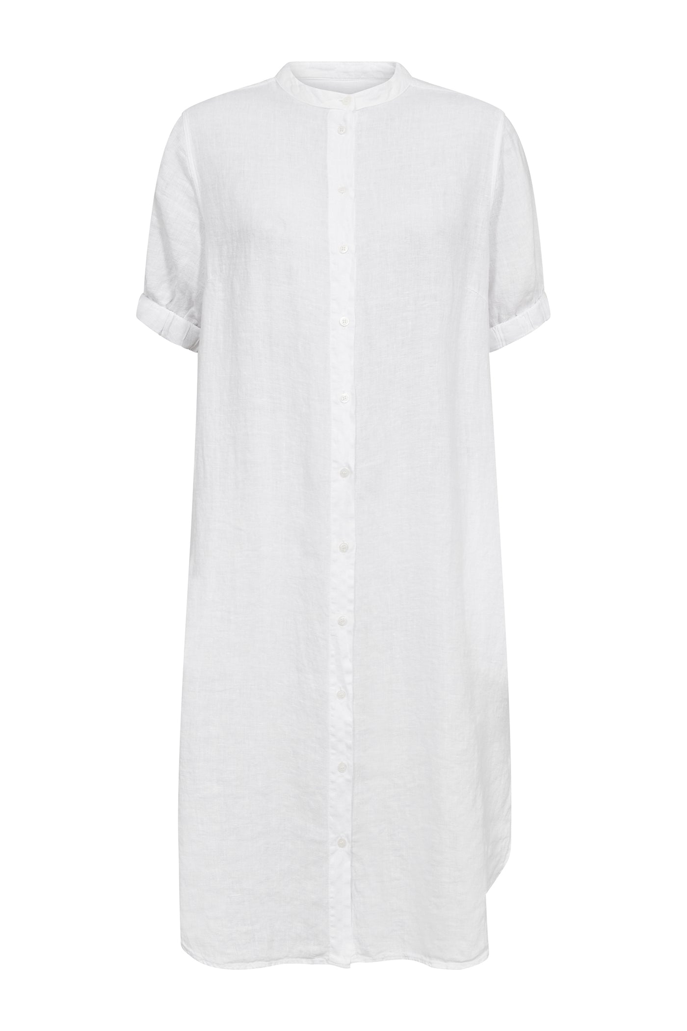 MMArleth SS Linen Dress White - 177990