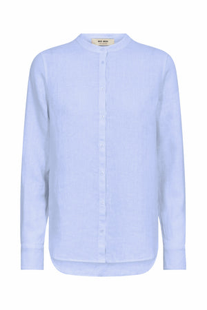 MMArtina Linen Shirt Brunnera Blue - 178000