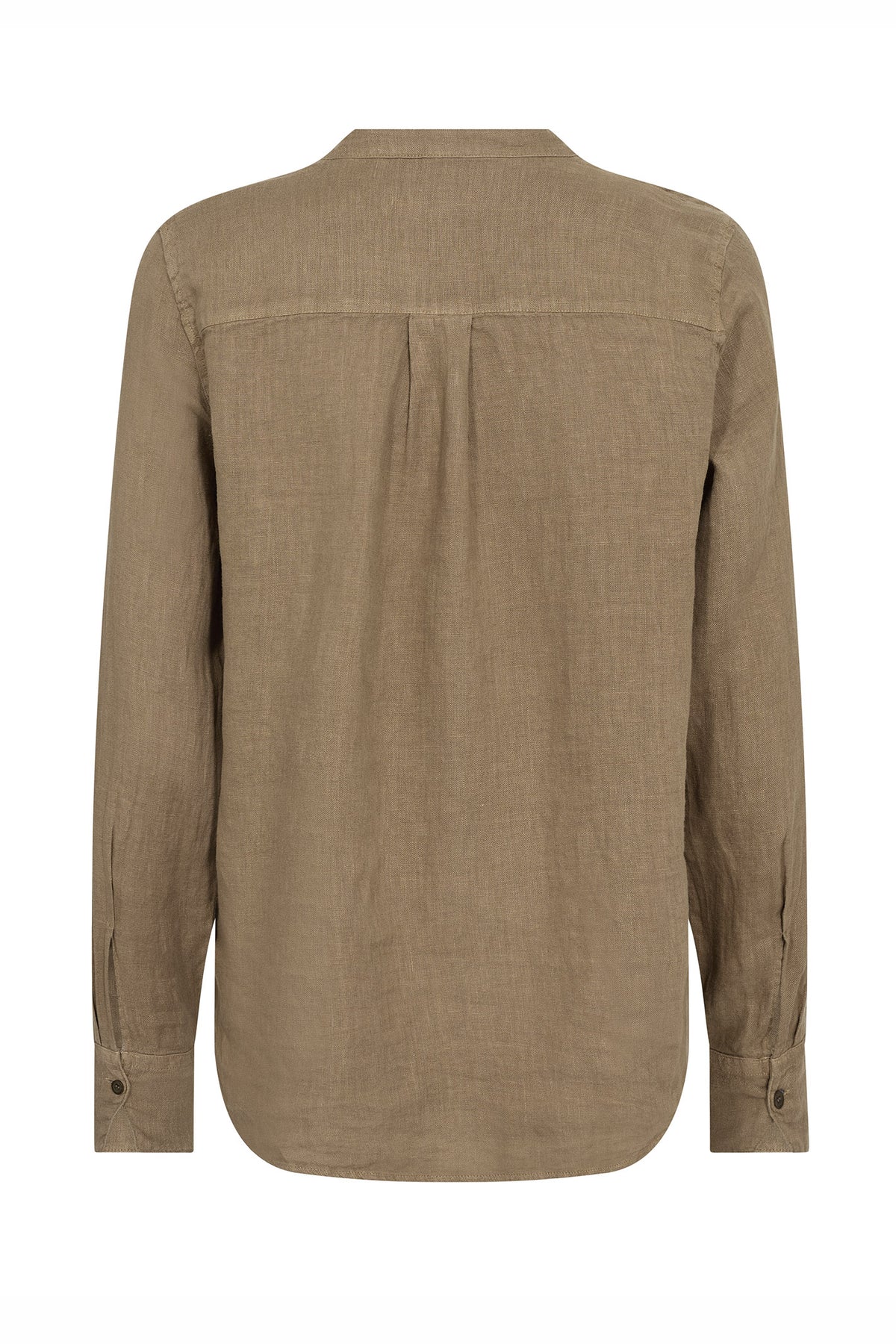 MMArtina Linen Shirt Petrified Oak - 178000