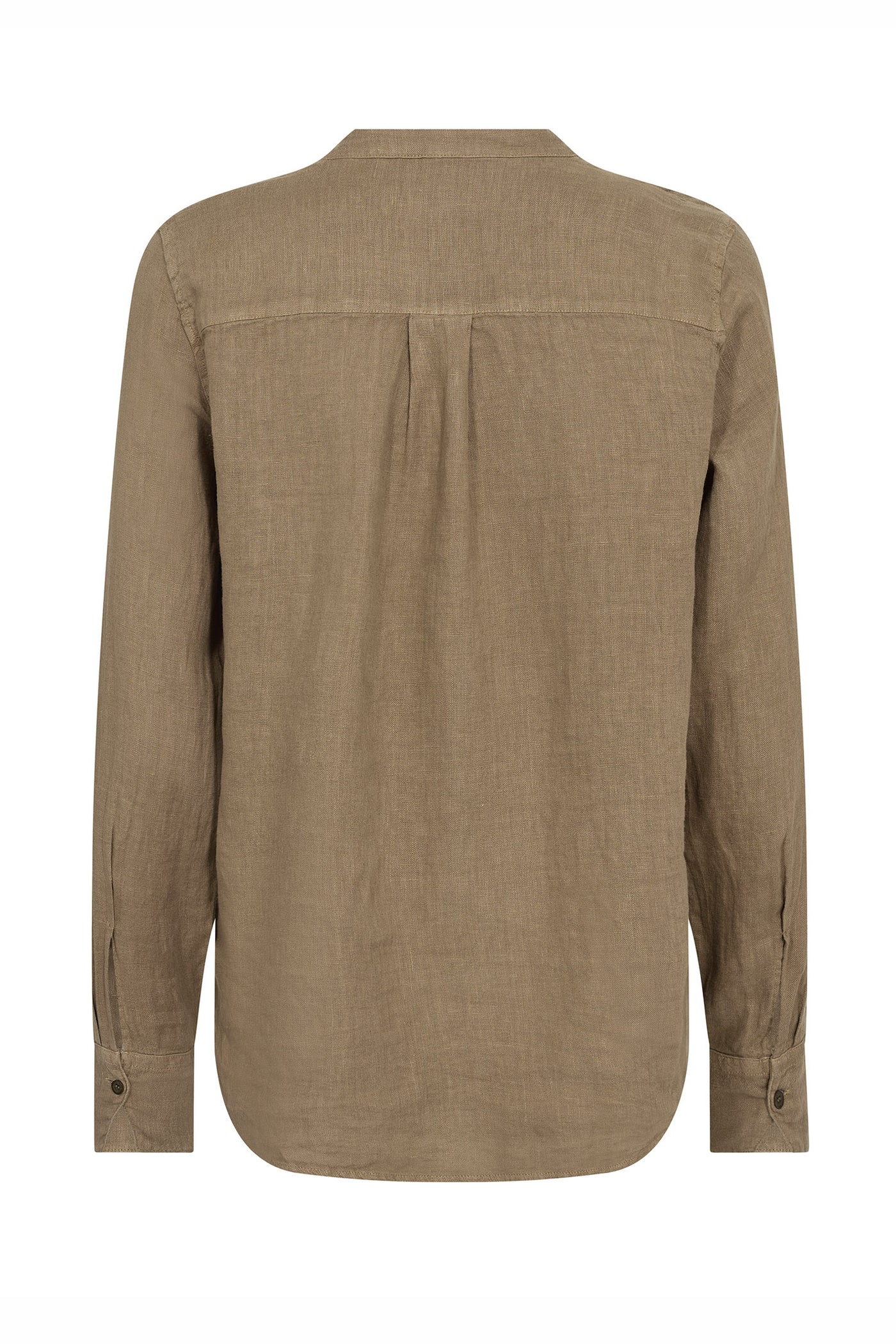 MMArtina Linen Shirt Petrified Oak - 178000