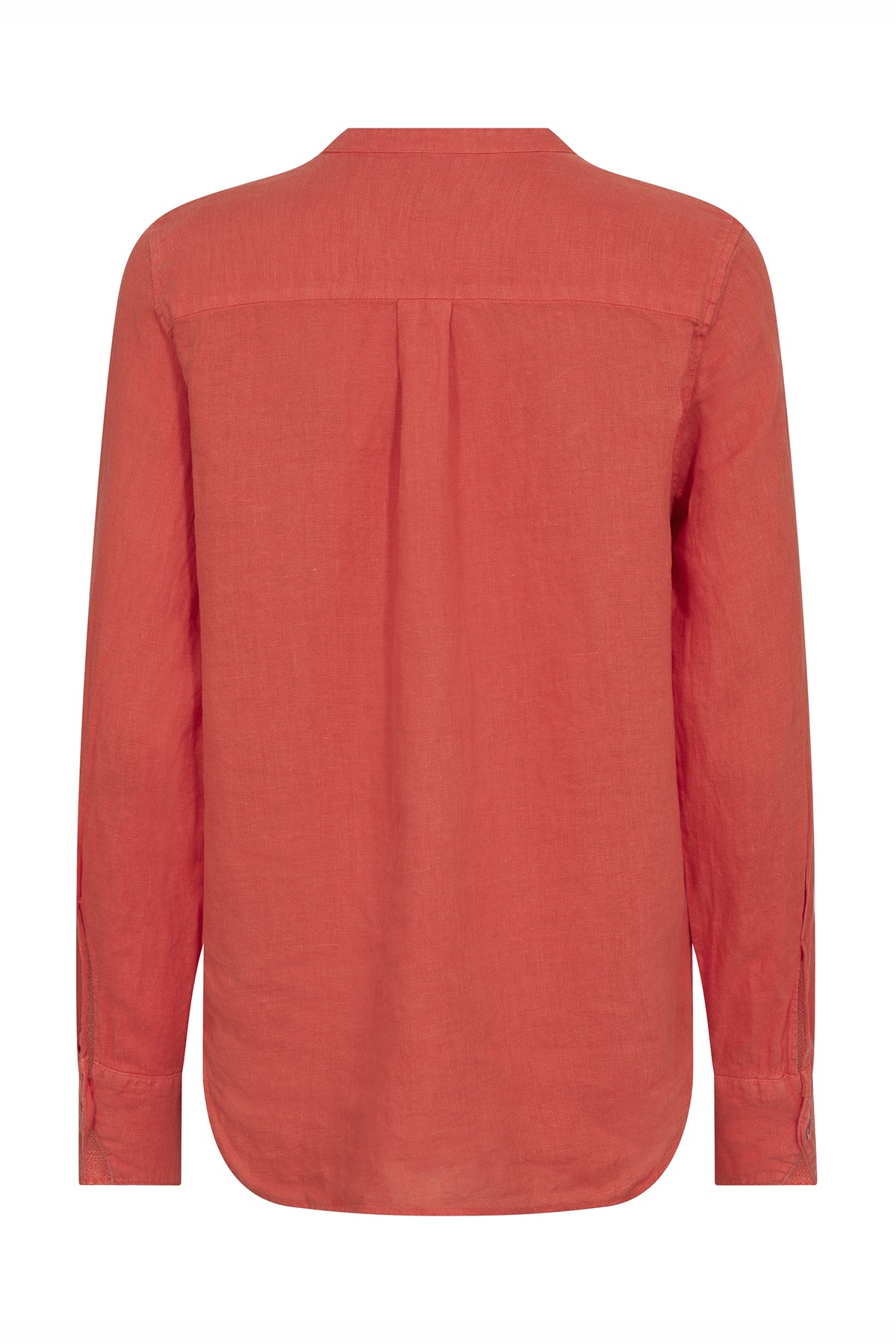 MMArtina Linen Shirt Spicy Orange - 178000