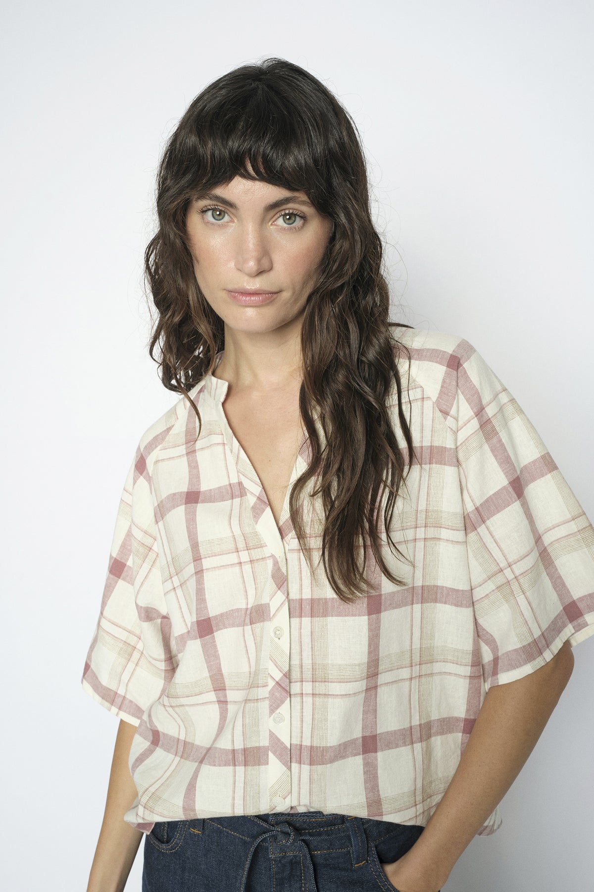 MMAssia Check Shirt Cowhide - 179680
