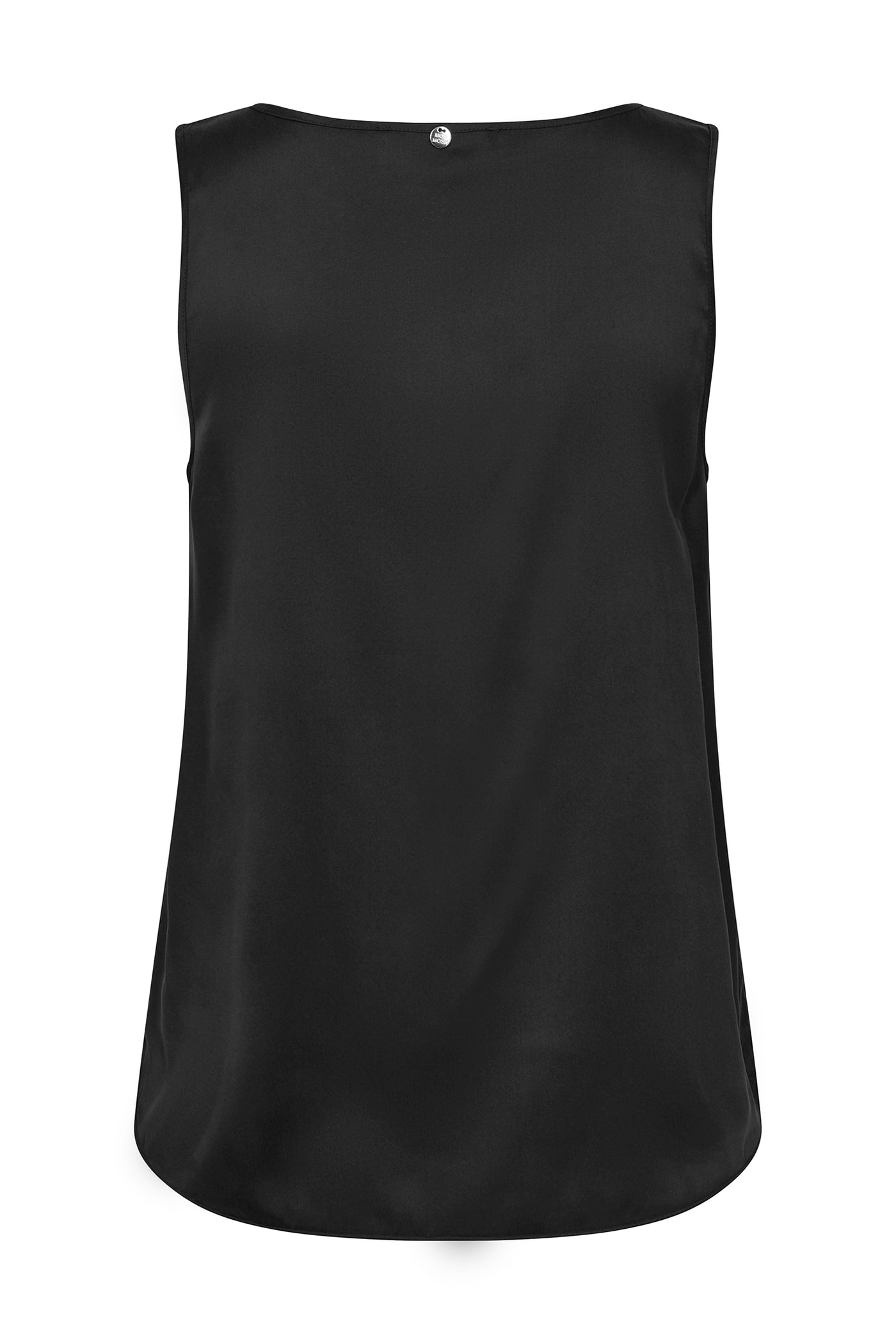MMAstrid V-Neck Silk Tank Top Black