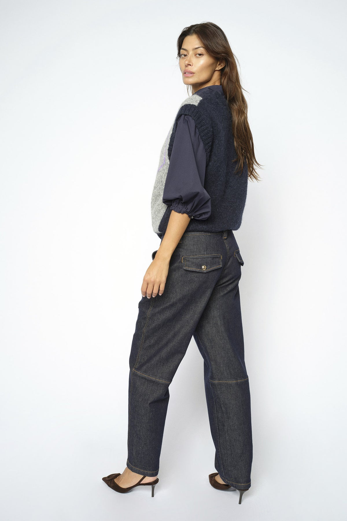 MMAymen Chino Denim Jeans DARK BLUE - 181000