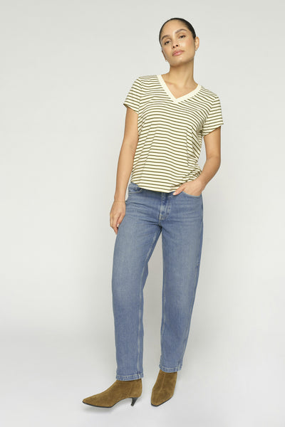 MMAymen Galleon Jeans Mid Blue - 178530 Thumbnail