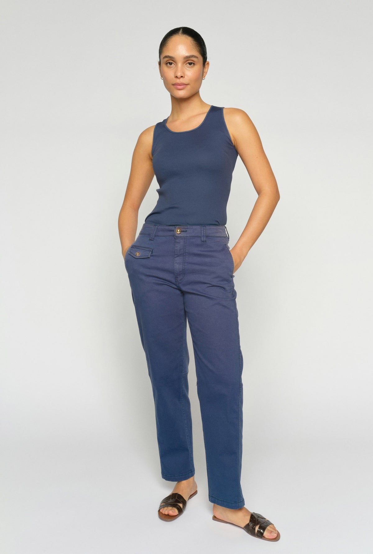 MMAymen Len Pant Crown Blue - 176540