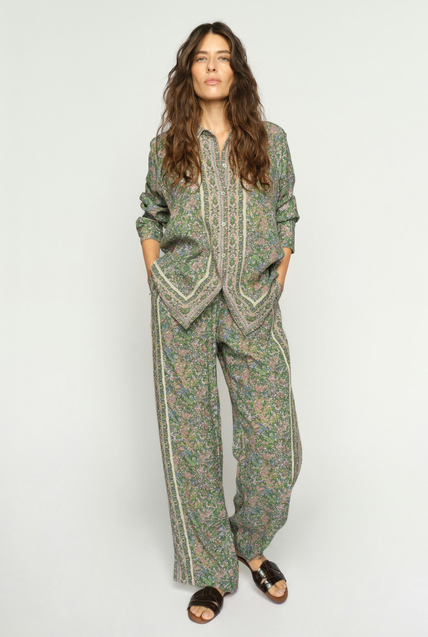 MMBala Flowish Orchid Pant Turf Green - 177420