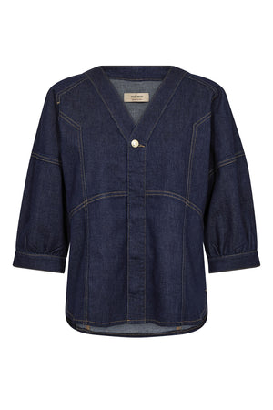 MMBari Crispy Shirt DARK BLUE - 178490