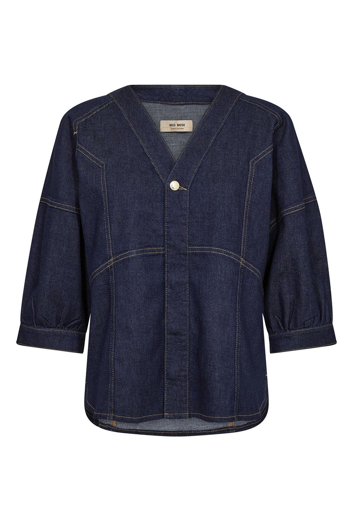 MMBari Crispy Shirt DARK BLUE - 178490